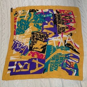 Vintage Silk Casca Art Aussi Bonne Scarf